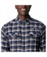 Men's Navy Dallas Cowboys Flare Gun Flannel Button-Up Shirt