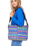 Фото #1 товара Женская сумка Factory Price геометричный принт, основное отделение на молнии, внешний карман на липучке, регулируемый ремень.