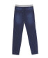 ფოტო #2 პროდუქტის Big Girls Sweatshirt Denim Leggings