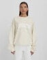 Фото #1 товара 4th & Reckless oversized logo sweatshirt in cream