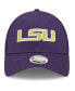 Фото #3 товара Women's Purple LSU Tigers 9FORTY Logo Spark Trucker Snapback Hat