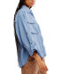 ფოტო #3 პროდუქტის Women's Made For Sun Roll-Tab-Sleeve Shirt