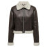 Фото #1 товара ONLY Betty Bonded leather jacket