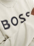 BOSS Green Salbo 1 sweatshirt in cream