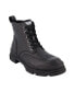 Фото #1 товара Men's Perforated Rubber Lug Sole Wingtip Boots