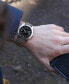ფოტო #6 პროდუქტის Men's Swiss Khaki Field Tan Leather Strap Watch 40mm H68551833