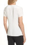 Фото #2 товара Hugo Boss 152692 Women's Ilyna Blouse Short Sleeves White Size 10 US