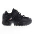 Фото #1 товара Fila Unit LE 5XM01523-013 Womens Black Canvas Lifestyle Sneakers Shoes 10