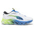 Фото #1 товара Puma Exotek Nitro Facades Lace Up Mens White Sneakers Casual Shoes 39493001