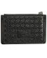 Women's Basket Weave Collection RFID Secure Card Case and Coin Pocket