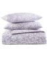 Фото #3 товара Damask Floral Duvet Cover Set, King, Created For Macy's