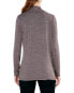 Фото #2 товара Nic+Zoe Spacedye Button Turtleneck Sweater Women's Brown M