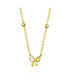 Фото #1 товара Kids 14k Yellow Gold Plated Ribbon Necklace