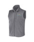 Men's NFL x Darius Rucker Collection by Gray Los Angeles Chargers Polar Fleece Full-Zip Vest