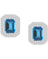 Rhodolite Garnet (3-7/8 ct. t.w.) & White Topaz (7/8 ct. t.w.) Stud Earrings in Sterling Silver (Also in Citrine, Peridot, Amethyst, & Blue Topaz)