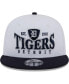 Фото #2 товара Men's White, Navy Detroit Tigers Crest 9FIFTY Snapback Hat