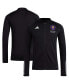 Фото #1 товара Men's Black Orlando City SC 2023 On-Field AEROREADY Full-Zip Training Top