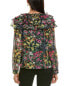 Фото #2 товара Ted Baker Frilled V-Neck Blouse Women's