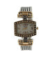 Фото #1 товара Two Tone Detailed Bangle Women Watch