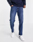 Фото #1 товара Jack & Jones Intelligence Clark regular fit jeans in mid wash blue