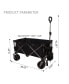 Фото #9 товара Compact Folding Wagon Spacious for Hauling, Sturdy for Any Terrain