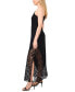 ფოტო #3 პროდუქტის Women's One-Shoulder Sleeveless Lace Maxi Dress