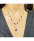 Фото #2 товара The Lovery onyx Bar Chain Necklace