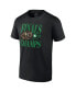 Men's Black Boston Celtics 2024 NBA Finals Champions Ball Screen Ring T-Shirt Черный, 2XL - фото #2