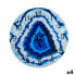 Фото #1 товара Настенное часы Мрамор Синий Стеклянный 30 x 4 x 30 cm (4 штук)