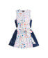 Фото #1 товара Платье для малышей IMOGA Collection Jessie Star с поясом и акцентными боковыми панелями