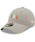 Фото #1 товара Men's Gray Ireland National Team 9FORTY Adjustable Hat