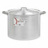 Casserole with Lid Ø 36 cm Silver Aluminium (2 Units)