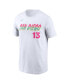 ფოტო #3 პროდუქტის Men's Manny Machado White San Diego Padres City Connect Name and Number T-shirt