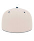 Фото #4 товара Men's Cream, Navy Dallas Cowboys Two-Tone Chrome 59FIFTY Fitted Hat