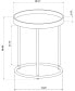 Фото #5 товара Round Tray Table with Metal Frame, Espresso