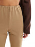 Фото #5 товара Vero Moda Petite jersey flare trouser in beige