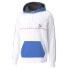 Фото #3 товара Puma Clsx Piped Pullover Hoodie Mens White Casual Outerwear 531705-02