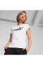 Kadın Beyaz Essentials Logo Spor T-shirt Vo58677402