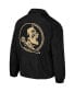 ფოტო #2 პროდუქტის Women's Black Florida State Seminoles 2023 Coaches Full-Snap Jacket