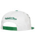 Men's White Boston Celtics Hot Fire Snapback Hat