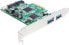 Фото #2 товара Kontroler Delock PCIe 2.0 x4 - 2x USB 3.0 + 2x SATA III (89359)