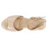 CL by Laundry Beaming Wedge Womens Beige Casual Sandals IBCS12PCE-834 9.5, 9.5 M - фото #4