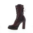 Фото #10 товара A.S.98 Vivienne A53205-302 Womens Burgundy Leather Casual Dress Boots