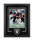 Фото #1 товара Las Vegas Raiders Deluxe 16'' x 20'' Vertical Photograph Frame with Team Logo