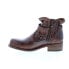 Фото #5 товара Bed Stu Heather F378101 Womens Brown Leather Ankle & Booties Boots 6.5