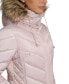 ფოტო #4 პროდუქტის Women's Faux-Fur-Trim Hooded Puffer Coat