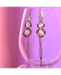 ფოტო #3 პროდუქტის Women's Sleek Drop Earrings