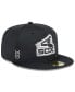 Фото #3 товара Men's Black Chicago White Sox 2024 Clubhouse 59FIFTY Fitted Hat