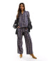 Фото #2 товара Vero Moda satin trouser co-ord in geo print