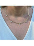 ფოტო #2 პროდუქტის Dangling Cubic Zirconia Paperclip Chain Link Necklace